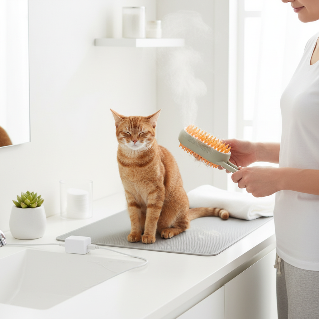 Cepillo Vapor 3en1 Mascotas